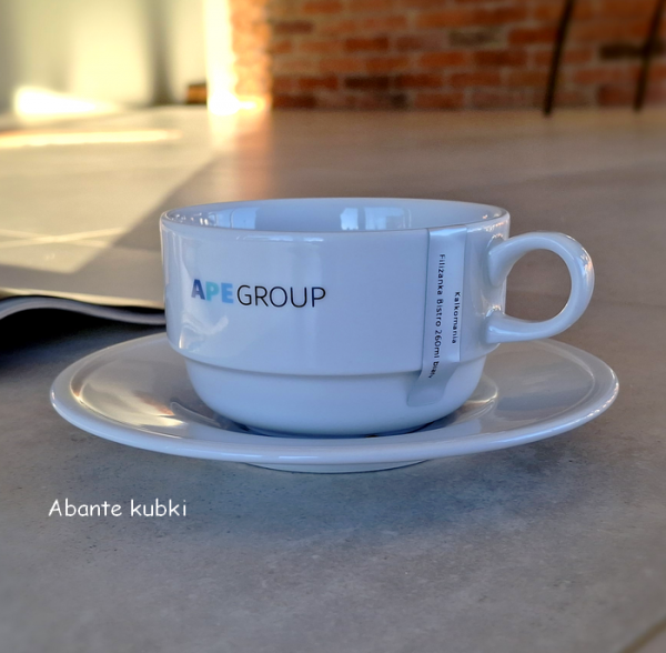 filiżanka z nadrukiem