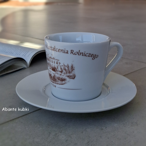 filiżanka z nadrukiem