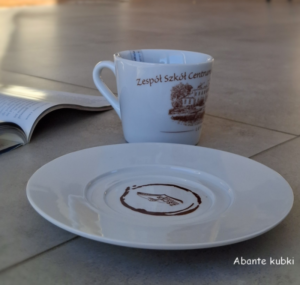 filiżanka z nadrukiem