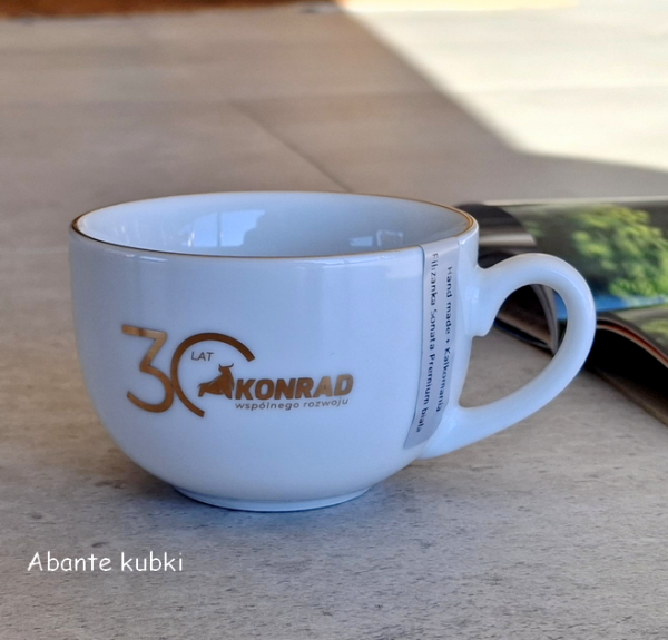filiżanka z nadrukiem