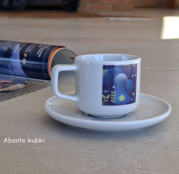 filiżanka z nadrukiem