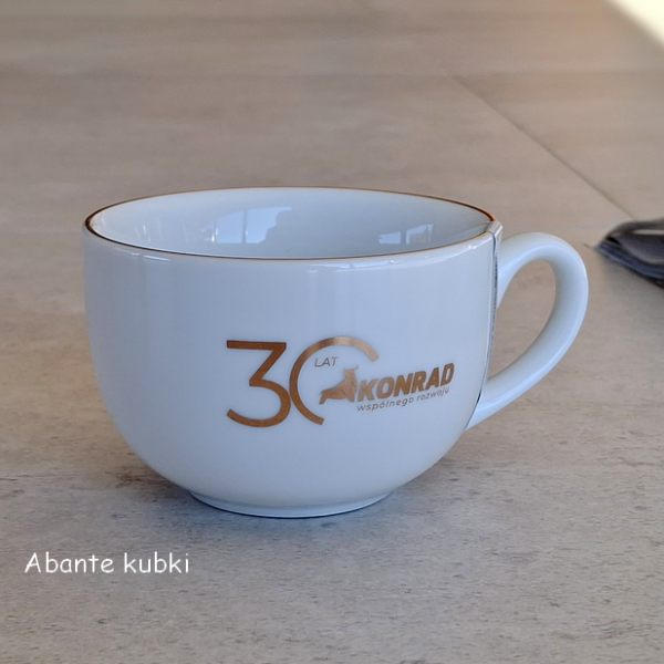 filiżanka z nadrukiem