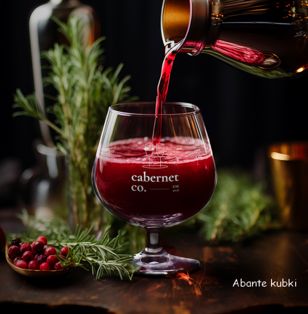 kieliszek z nadrukiem