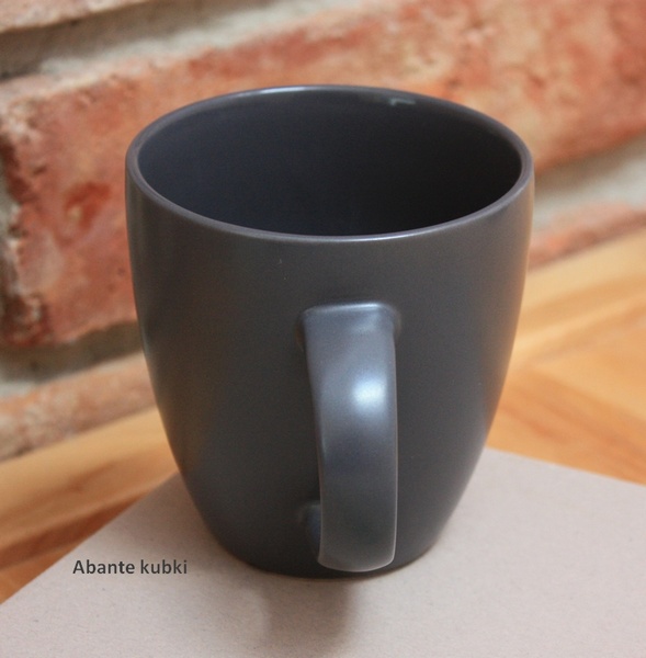 kubek szary matowy