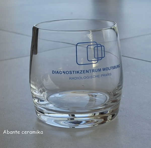 szklanka z nadrukiem