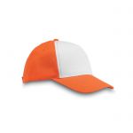 Pomarańczowa czapka baseballowa