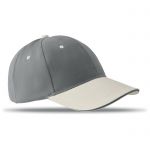 Szara czapka baseballowa