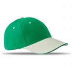 Zielona czapka baseballowa