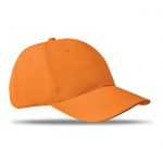Pomarańczowa czapka baseballowa