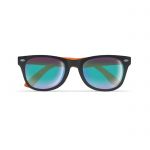 Pomarańczowe okulary przeciwsłoneczne