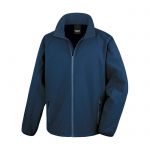 Granatowy softshell printable