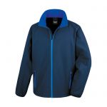 Niebieski softshell printable