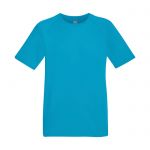 Błękitny t-shirt Performance